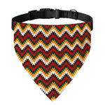Native American Chevron Tribal Print Over The Collar Dog Bandana