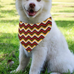 Native American Chevron Tribal Print Over The Collar Dog Bandana