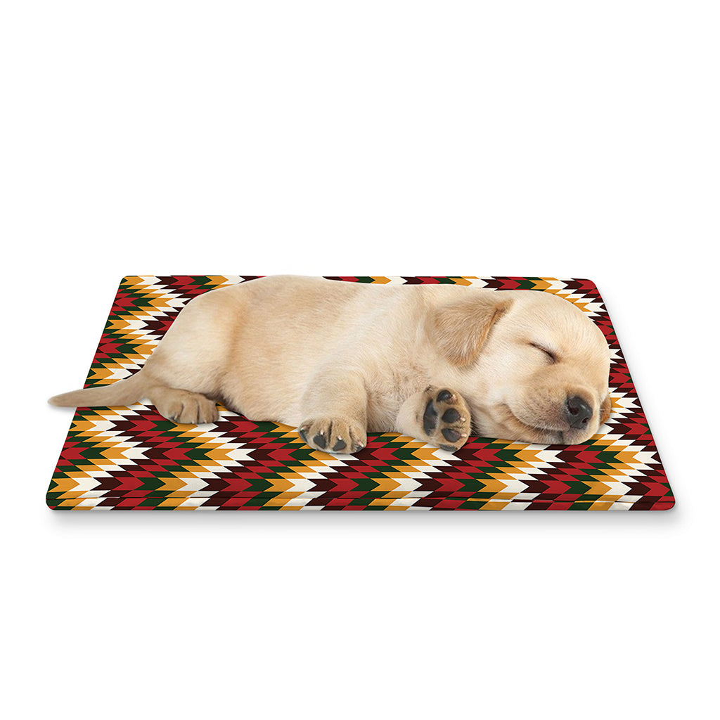 Native American Chevron Tribal Print Pet Cooling Mat Cover