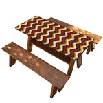 Native American Chevron Tribal Print Picnic Table Cover