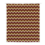 Native American Chevron Tribal Print Polyester Shower Curtain