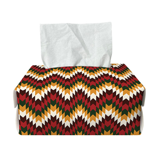 Native American Chevron Tribal Print Rectangle Tissue Box Cover