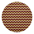 Native American Chevron Tribal Print Round Blanket