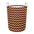 Native American Chevron Tribal Print Round Laundry Basket