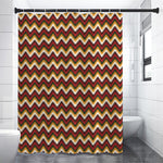 Native American Chevron Tribal Print Shower Curtain