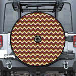 Native American Chevron Tribal Print Tire Cover With Camera Hole
