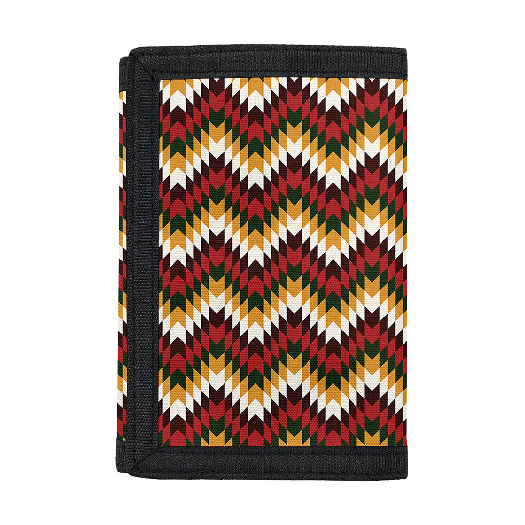 Native American Chevron Tribal Print Trifold Wallet