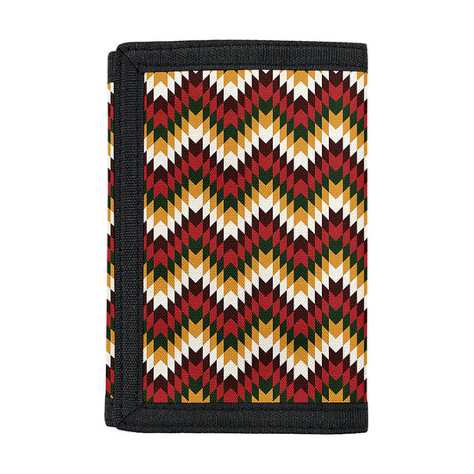 Native American Chevron Tribal Print Trifold Wallet