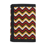 Native American Chevron Tribal Print Trifold Wallet