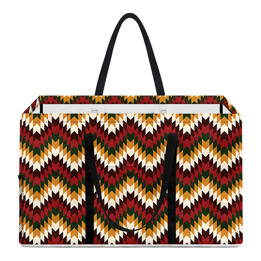 Native American Chevron Tribal Print Utility Tote Bag