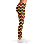 Native American Chevron Tribal Print Women's Leggings