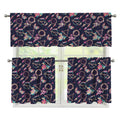 Native American Dream Catcher Print 3 Piece Kitchen Curtains
