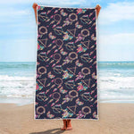 Native American Dream Catcher Print Beach Towel