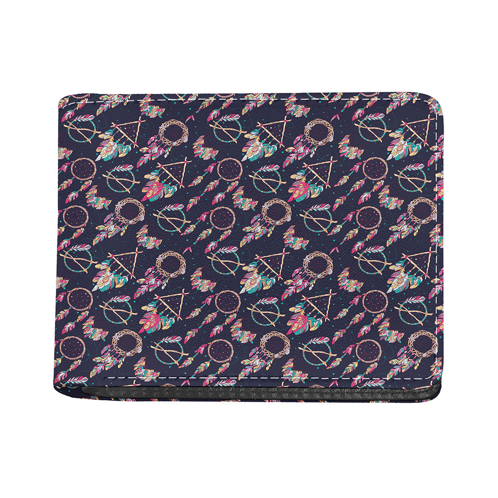 Native American Dream Catcher Print Bifold Wallet