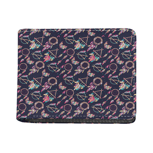 Native American Dream Catcher Print Bifold Wallet