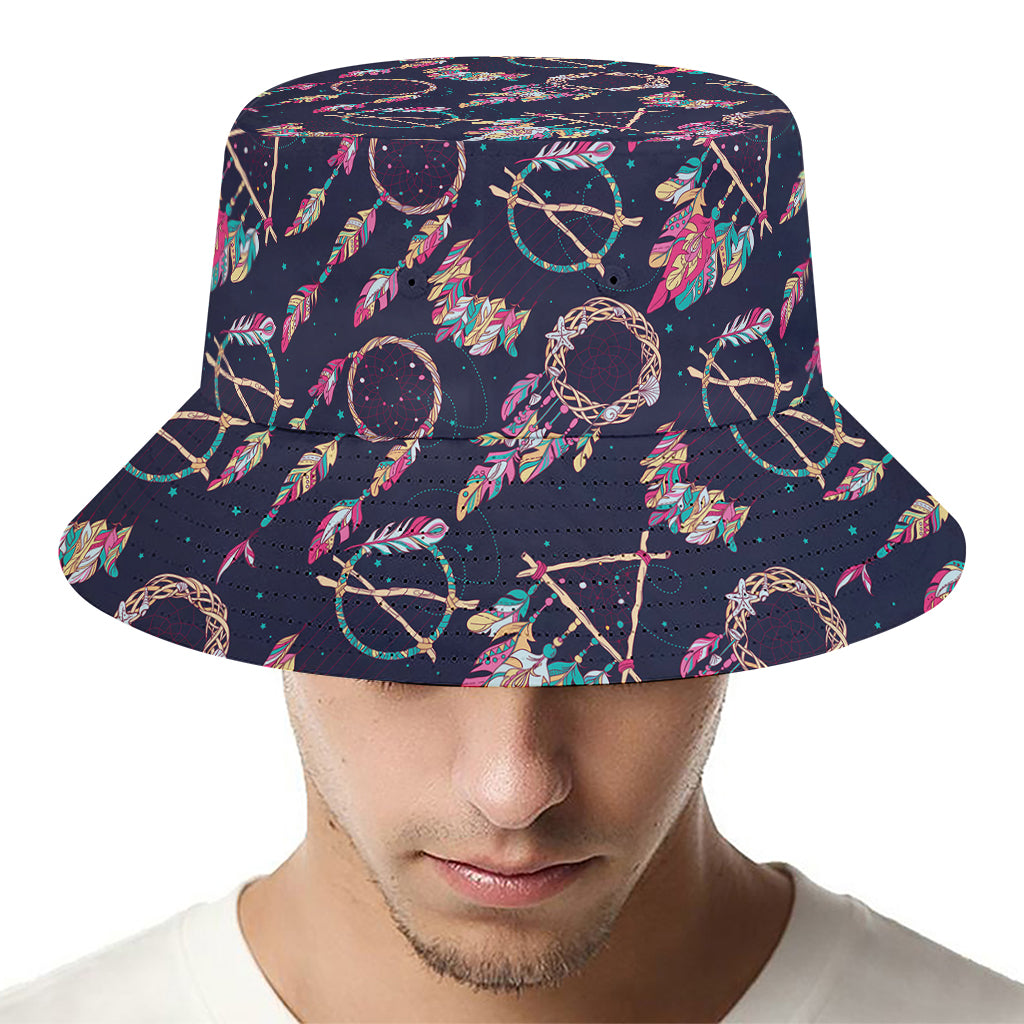 Native American Dream Catcher Print Bucket Hat
