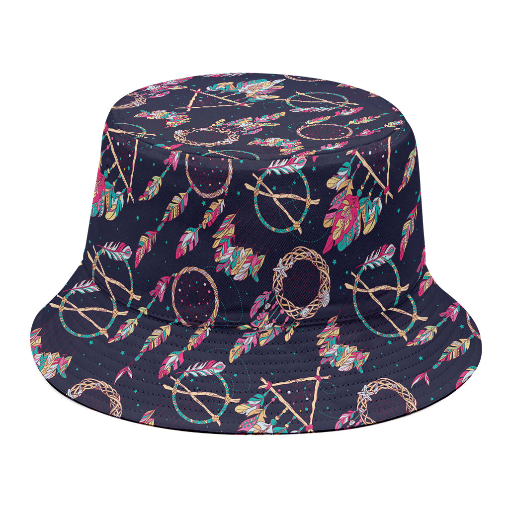 Native American Dream Catcher Print Bucket Hat