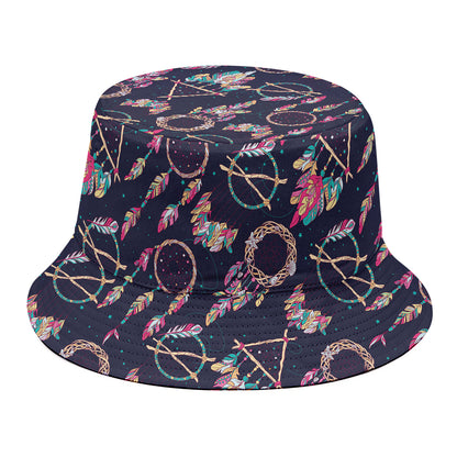 Native American Dream Catcher Print Bucket Hat