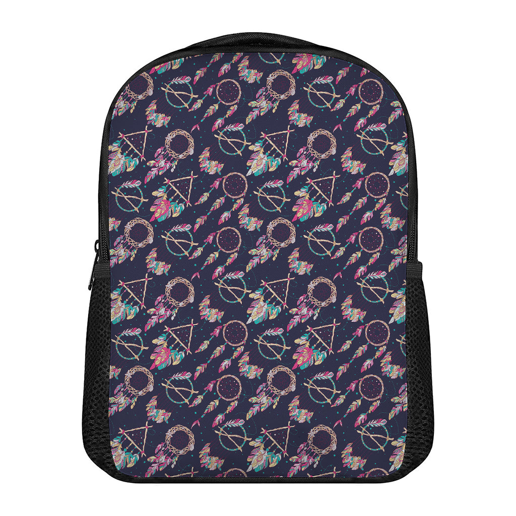 Native American Dream Catcher Print Casual Backpack
