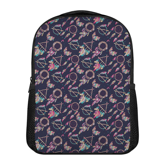 Native American Dream Catcher Print Casual Backpack