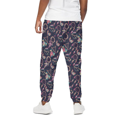Native American Dream Catcher Print Cotton Pants