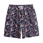 Native American Dream Catcher Print Cotton Shorts