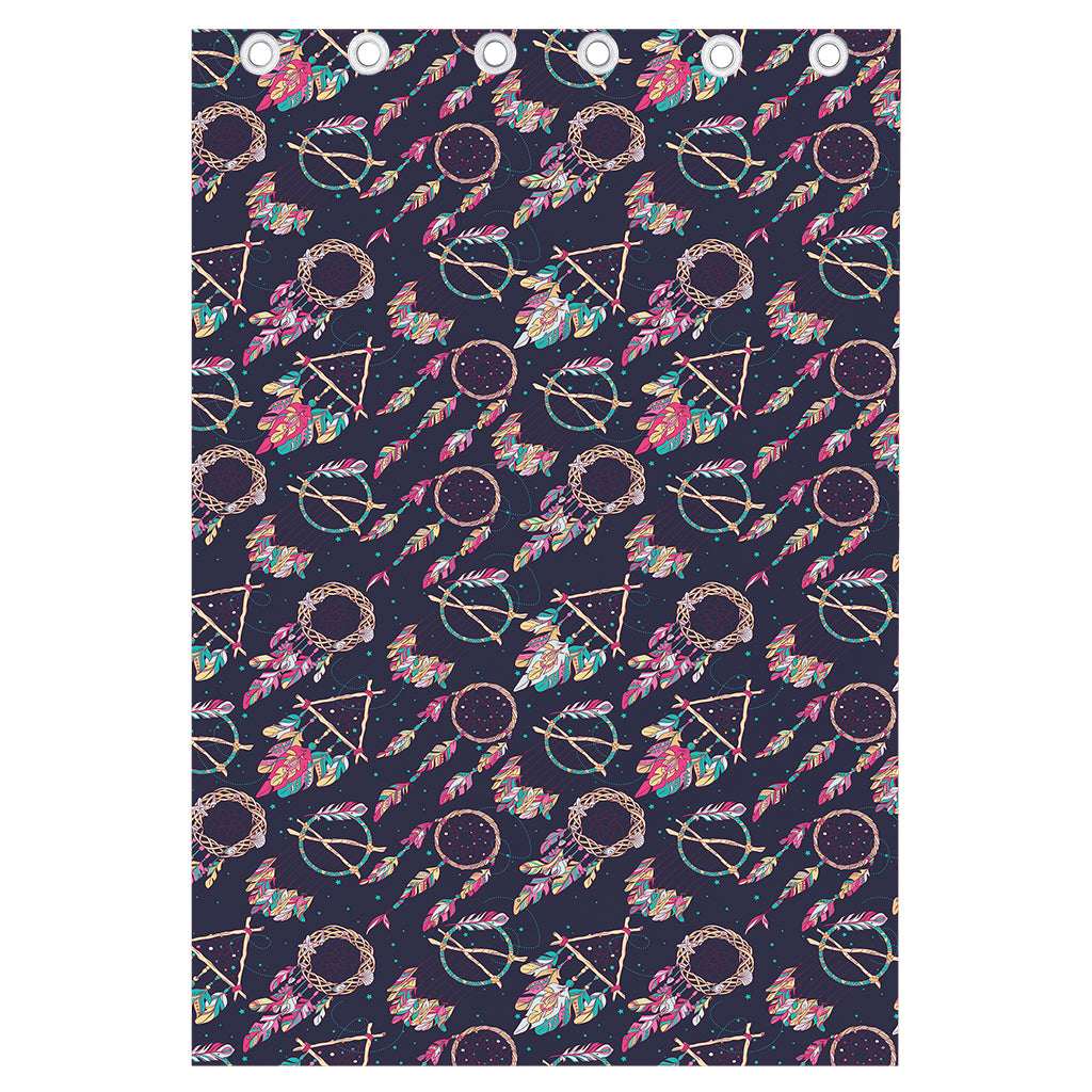 Native American Dream Catcher Print Curtain