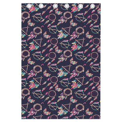 Native American Dream Catcher Print Curtain