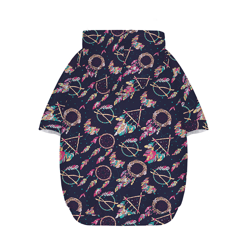 Native American Dream Catcher Print Dog Zip Up Hoodie