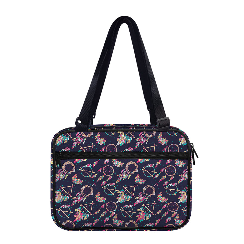 Native American Dream Catcher Print Double Strap Bible Bag