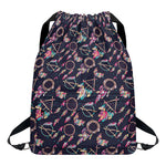 Native American Dream Catcher Print Drawstring Backpack