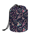 Native American Dream Catcher Print Drawstring Makeup Bag