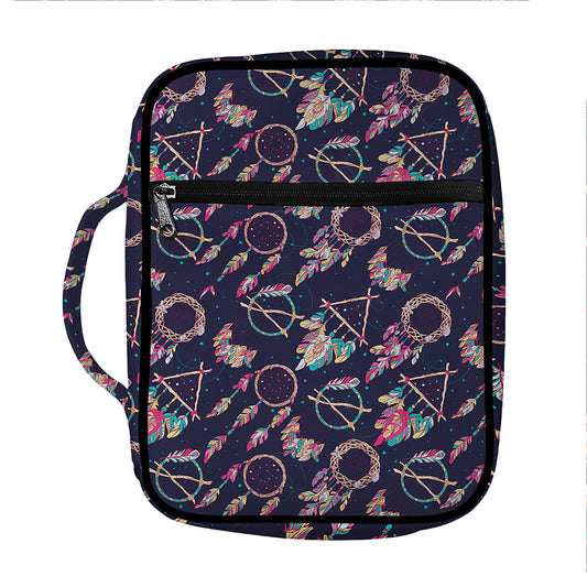 Native American Dream Catcher Print Front Pocket Bible Bag