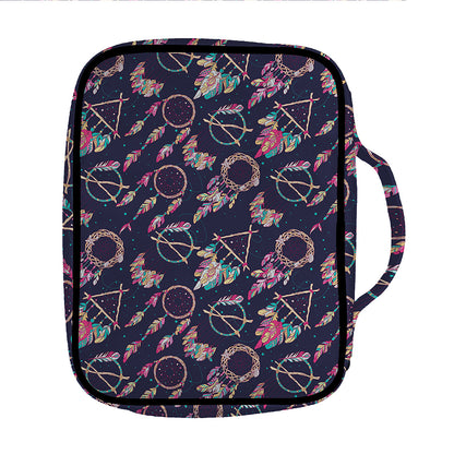 Native American Dream Catcher Print Front Pocket Bible Bag