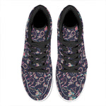 Native American Dream Catcher Print High Top Leather Sneakers