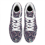 Native American Dream Catcher Print High Top Leather Sneakers