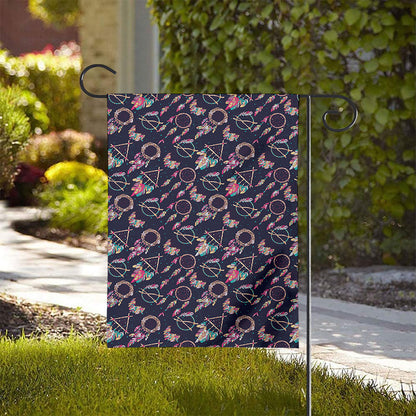 Native American Dream Catcher Print House Flag