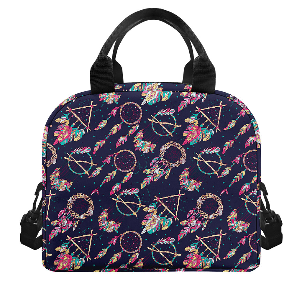 Native American Dream Catcher Print Insulated Lunch Bag