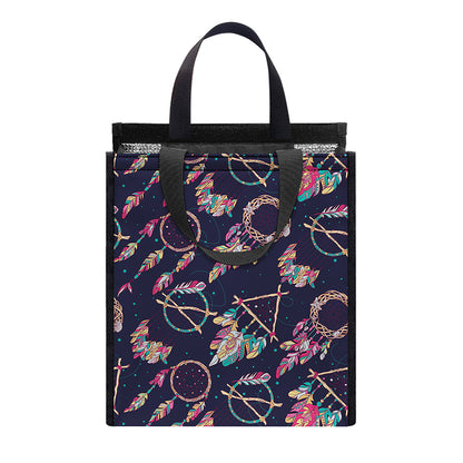Native American Dream Catcher Print Insulated Lunch Tote