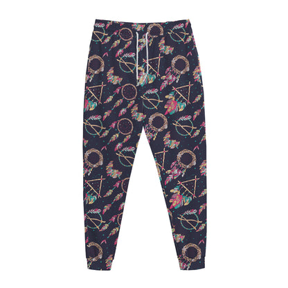 Native American Dream Catcher Print Jogger Pants