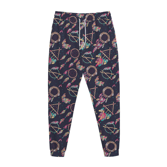 Native American Dream Catcher Print Jogger Pants