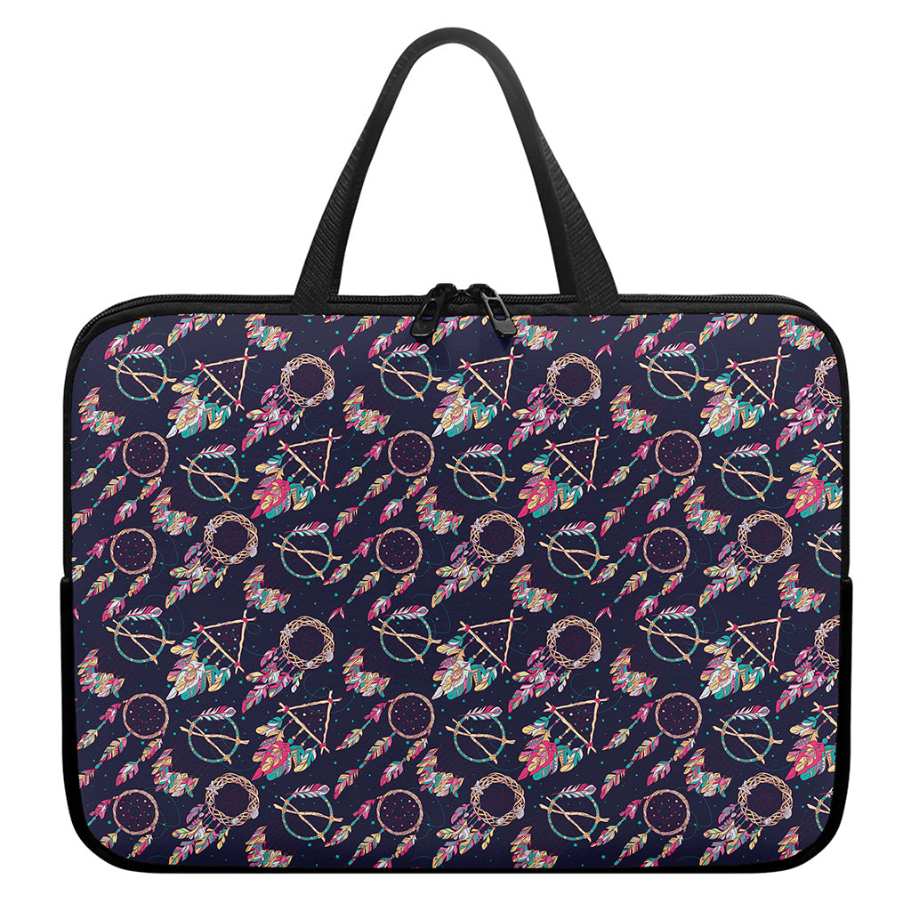 Native American Dream Catcher Print Laptop Sleeve With Handle