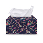 Native American Dream Catcher Print Leather Tissue Box Cover