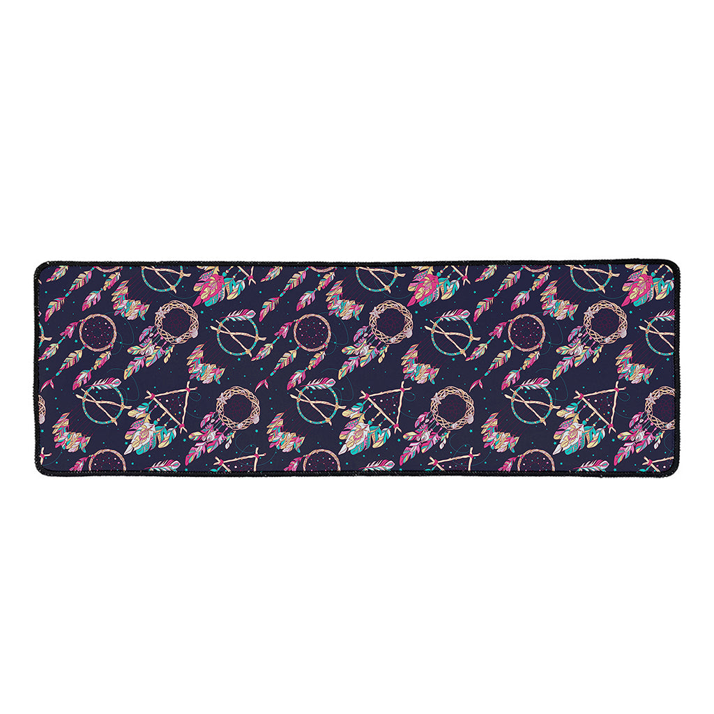 Native American Dream Catcher Print Long Kitchen Mat