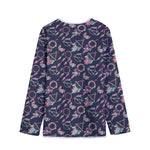 Native American Dream Catcher Print Long Sleeve Short Coat