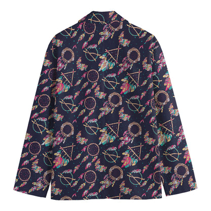 Native American Dream Catcher Print Men's Blazer