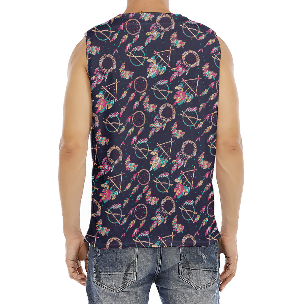 Native American Dream Catcher Print Men's Fitness Tank Top