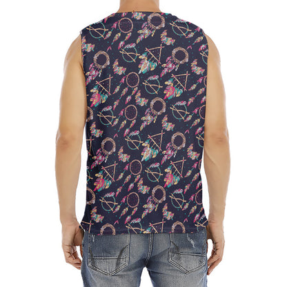 Native American Dream Catcher Print Men's Fitness Tank Top
