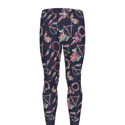 Native American Dream Catcher Print Men's leggings