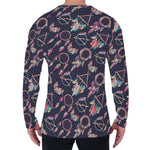 Native American Dream Catcher Print Men's Long Sleeve T-Shirt